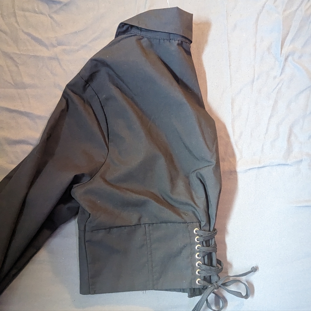 Corset Cropped Blouse, Streetwear Society Small - Picture 3 of 3